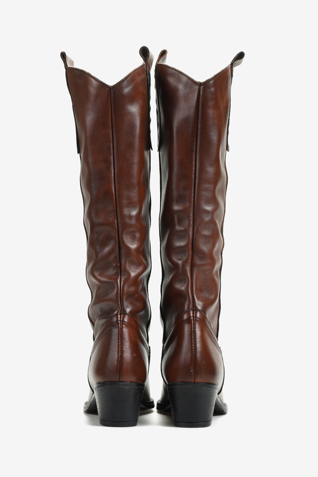 SKÓRZANE KOWBOJKI HEGO'S MILANO