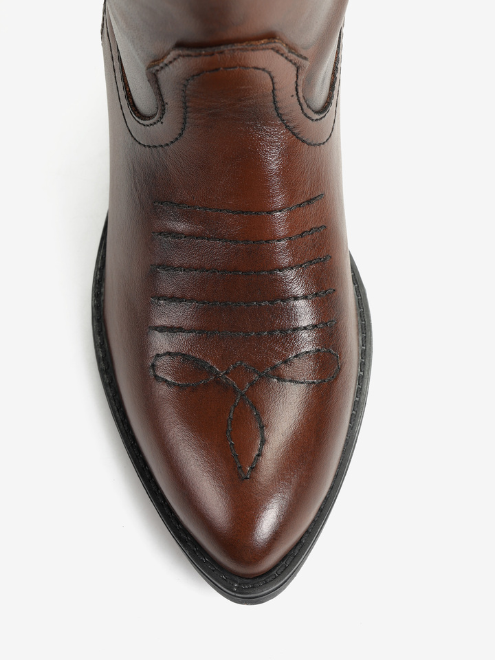 SKÓRZANE KOWBOJKI HEGO'S MILANO