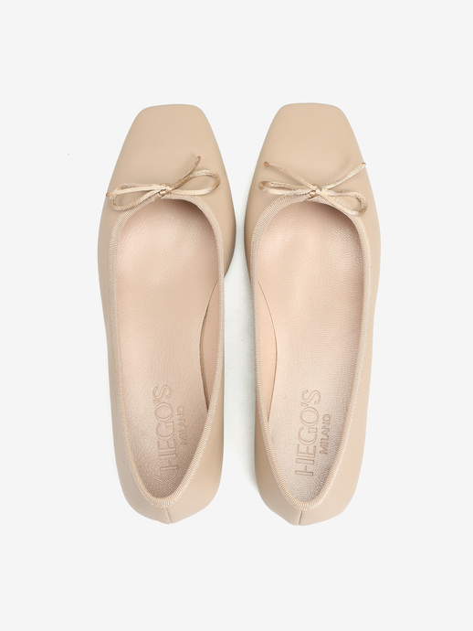BALERINY HEGO'S MILANO 1870 NAPPA TAUPE
