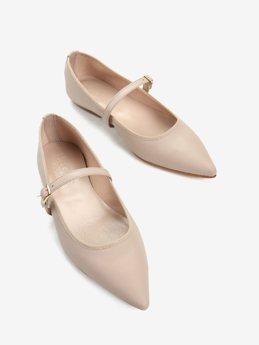 BALERINY HEGO'S Milano 116L NAPPA AVENA