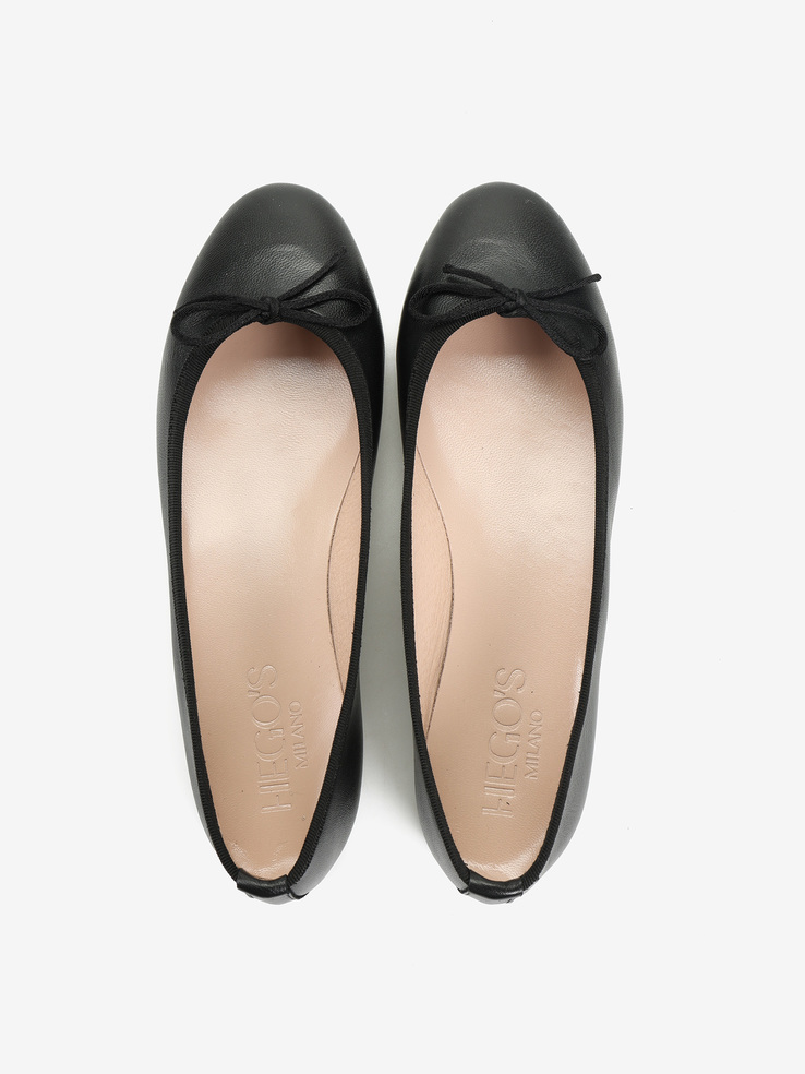BALERINY HEGO'S Milano 1864 NAPPA NERA
