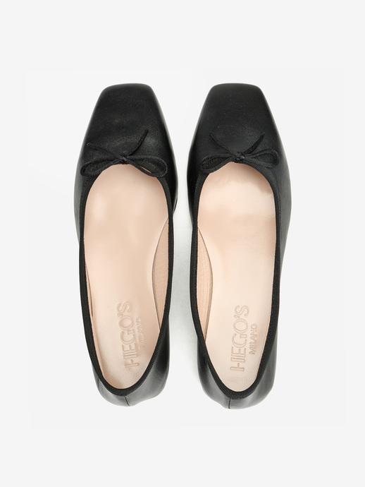 BALERINY HEGO'S MILANO 1870 NAPPA NERO