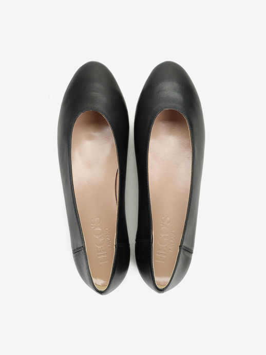 BALERINY HEGO'S Milano 1868 NAPPA NERA