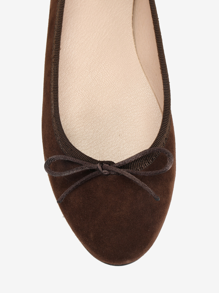 BRĄZOWE BALERINY  HEGO'S MILANO