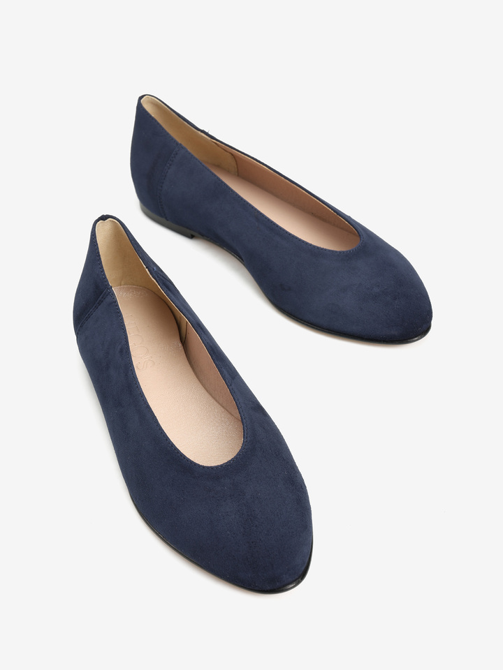 GRANATOWE BALERINY HEGO'S MILANO