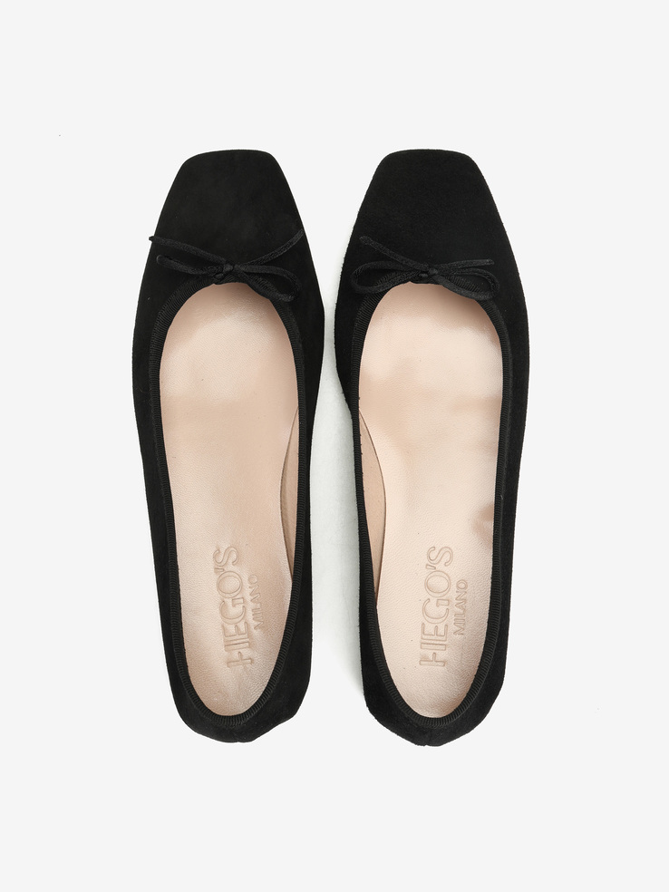 BALERINY HEGO'S MILANO 1870 CAMOSCIO NERO