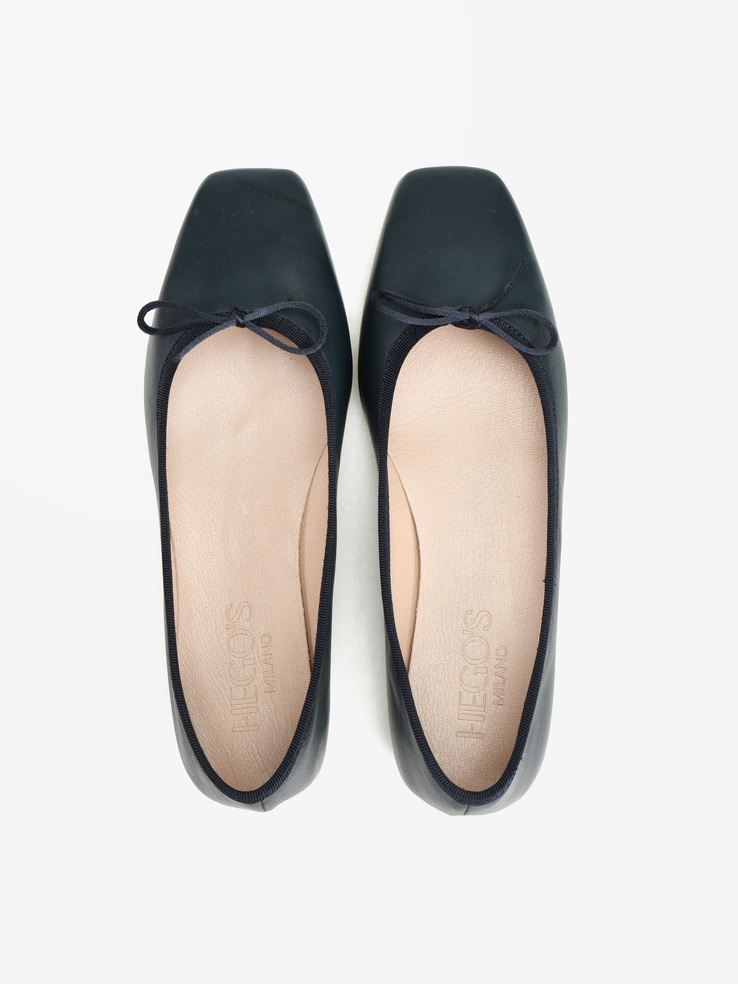 BALERINY HEGO'S MILANO 1870 NAPPA BLU