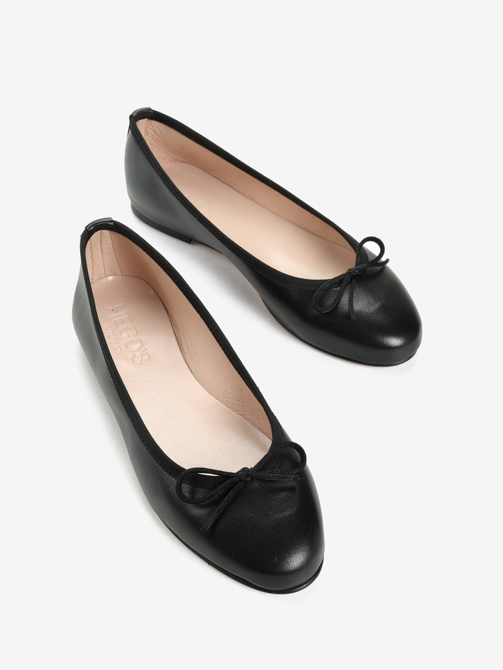 CZARNE BALERINY  HEGO'S Milano