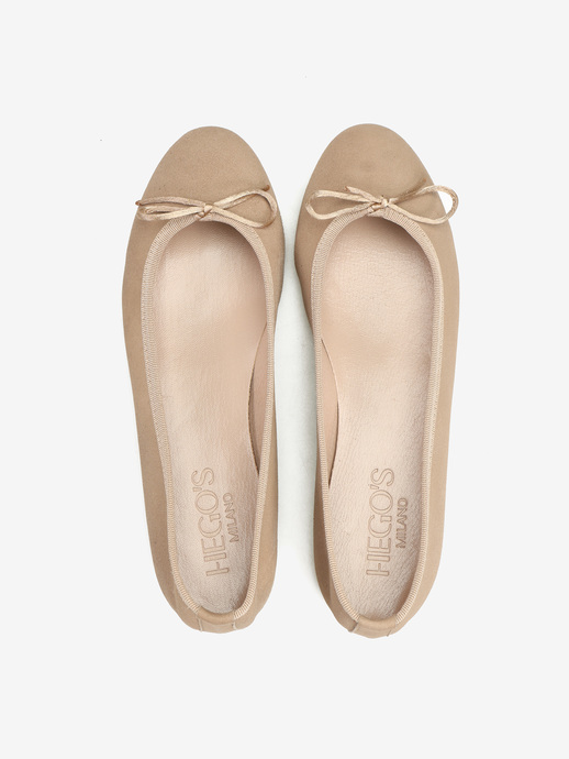 BALERINY HEGO'S MILANO 1864 CAMOSCIO TAUPE