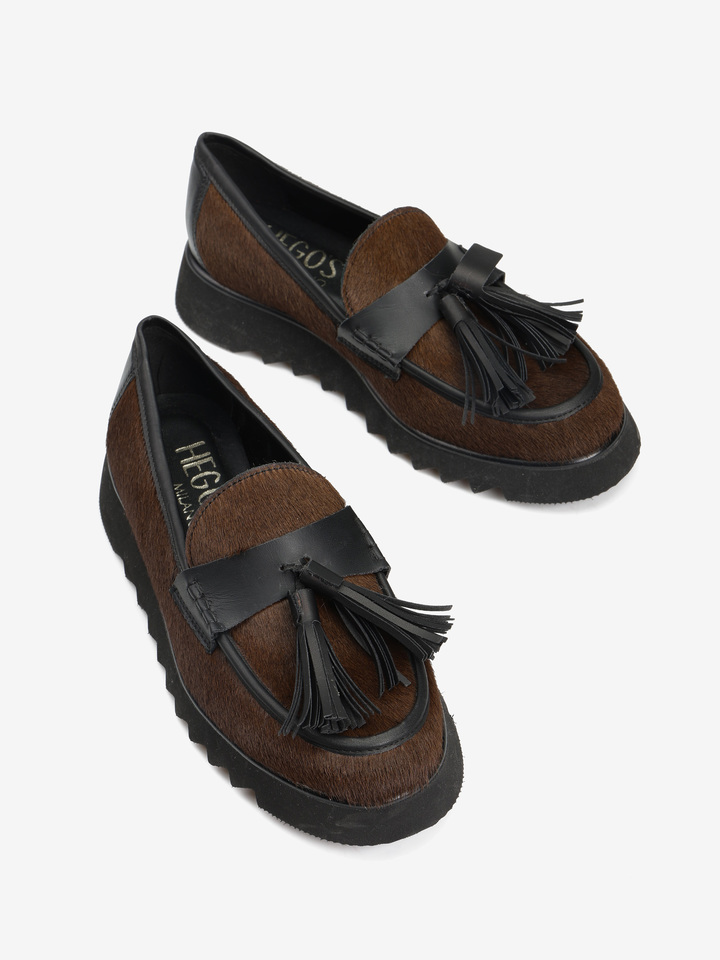 BRĄZOWE MOKASYNY HEGO'S MILANO