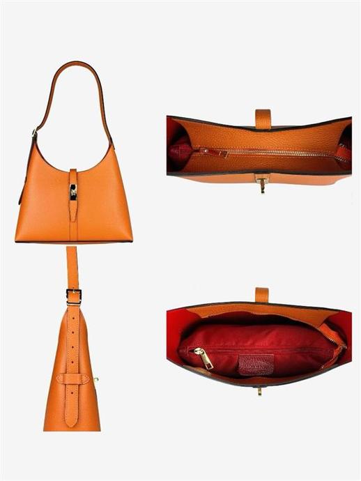 TOREBKA DAMSKA HEGO'S MILANO 31145 MARTELLATO NERO