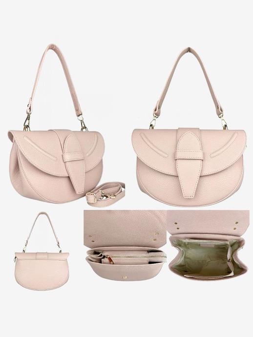 TOREBKA DAMSKA HEGO'S MILANO 1375 MARTELLATO CAPPUCCINO