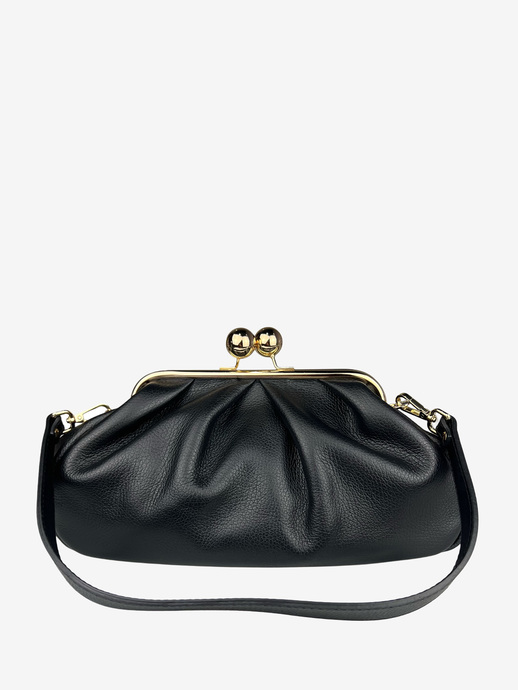 TOREBKA DAMSKA HEGO'S MILANO 9136M MARTELLATO NERO