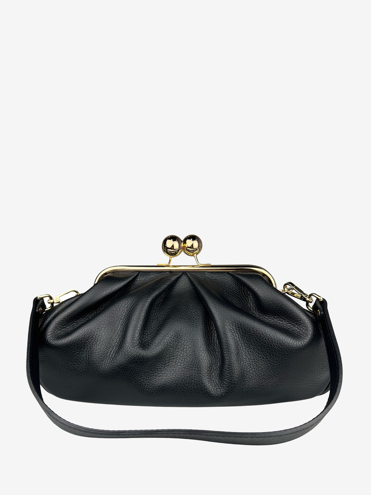 TOREBKA DAMSKA HEGO'S MILANO 9136M MARTELLATO NERO