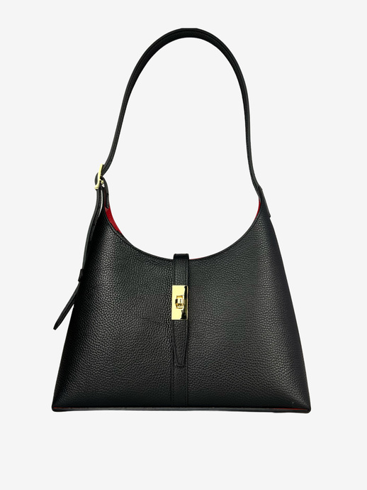 TOREBKA DAMSKA HEGO'S MILANO 31145 MARTELLATO NERO