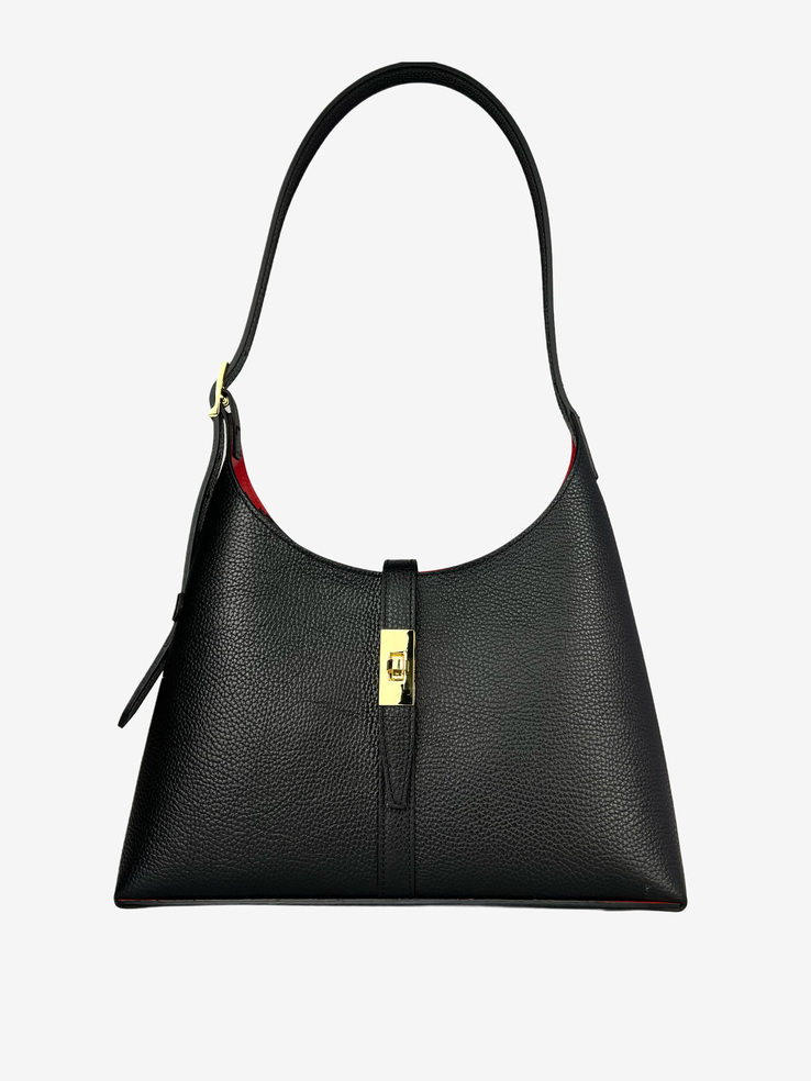 TOREBKA DAMSKA HEGO'S MILANO 31145 MARTELLATO NERO