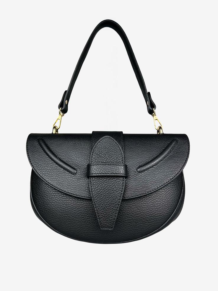 TOREBKA DAMSKA HEGO'S MILANO 1375 MARTELLATO NERO