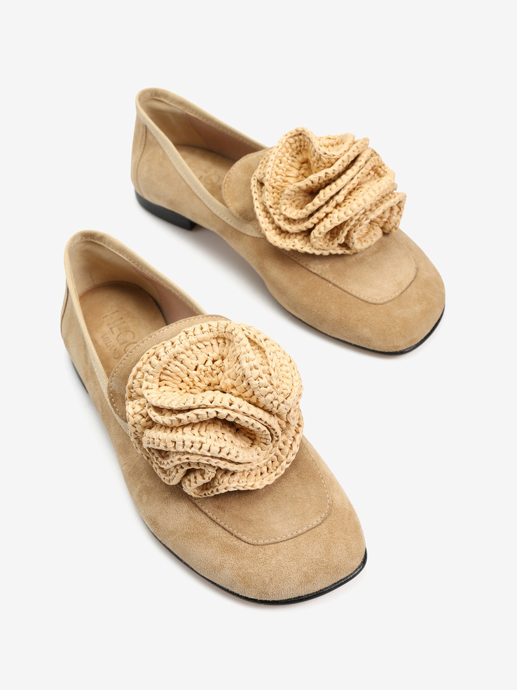 MOKASYNY HEGO'S MILANO 2084 SILKY CAPPUCCINO