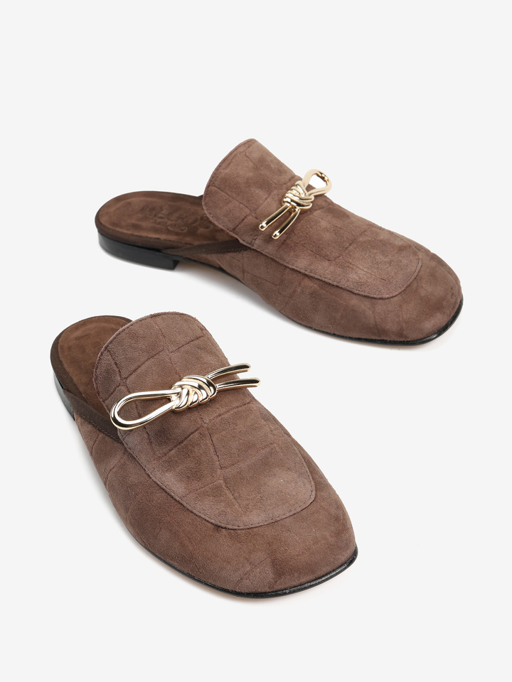 BRĄZOWE KLAPKI HEGO'S MILANO