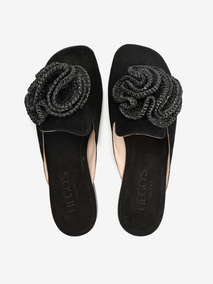 KLAPKI HEGO'S MILANO 2083 SILKY NERO