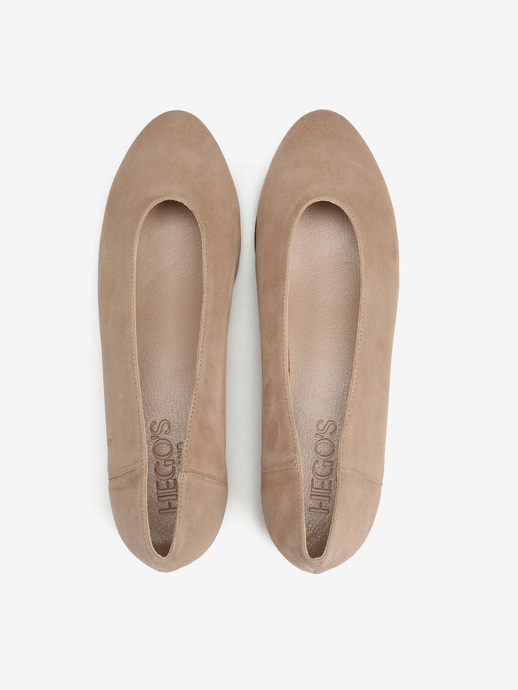 BALERINY HEGO'S Milano 1868 CAMOSCIO TAUPE
