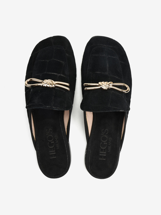 KLAPKI HEGO'S MILANO 2085 COCCO NERO