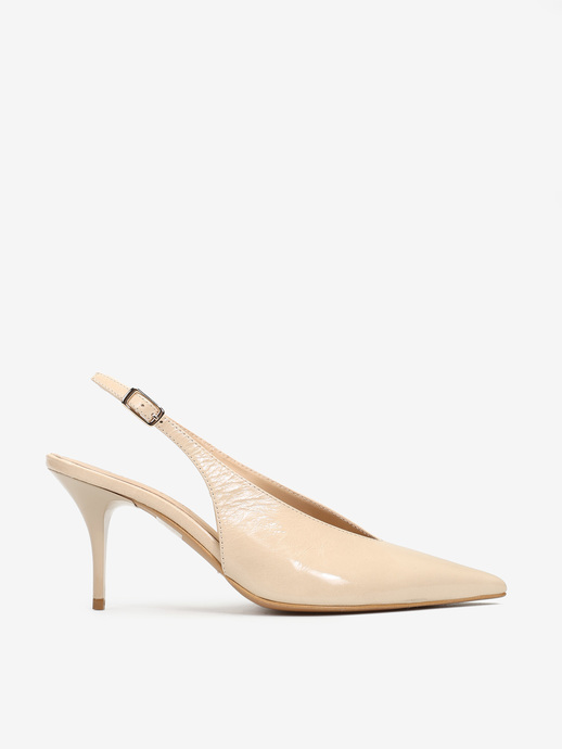 SZPILKI HEGO'S MILANO LILITH-1 VENEZIA TRAVERTINO