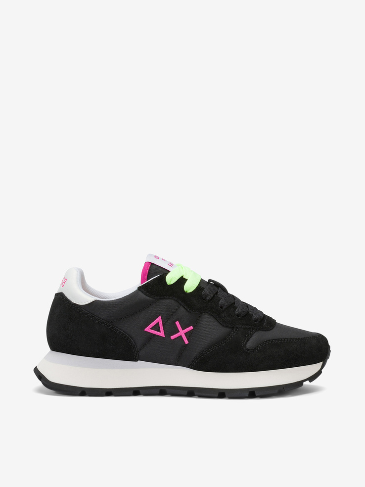 SNEAKERSY SUN68 Z36201 ALLY SOLID NERO/FUXIA FLUO