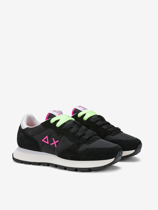 SNEAKERSY SUN68 Z36201 ALLY SOLID NERO/FUXIA FLUO