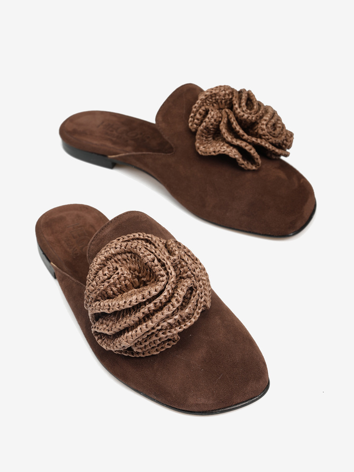 BRĄZOWE KLAPKI HEGO'S MILANO