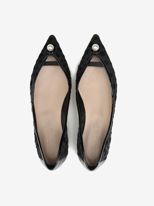 BALERINY HEGO'S MILANO 2092-F FRITZ NERO