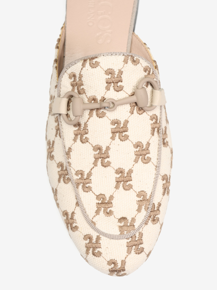 BEŻOWE KLAPKI HEGO'S MILANO