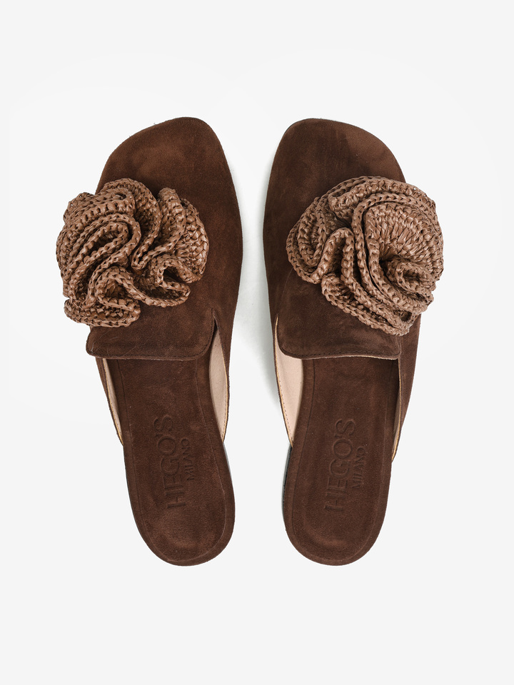 BRĄZOWE KLAPKI HEGO'S MILANO