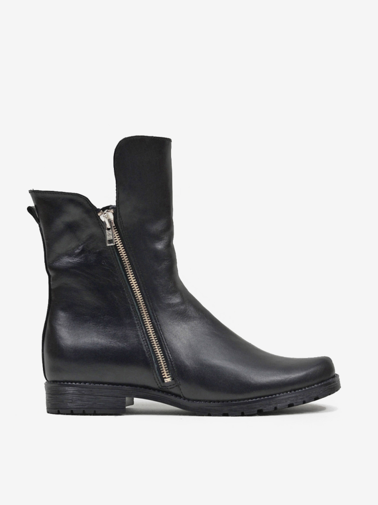 OCIEPLANE BOTKI HEGO'S MILANO M1027 SKÓRA CZARNY