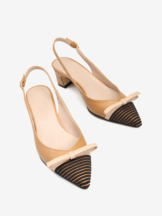 CZÓŁENKA HEGO'S MILANO 2061 NAPPA BISCOTTO