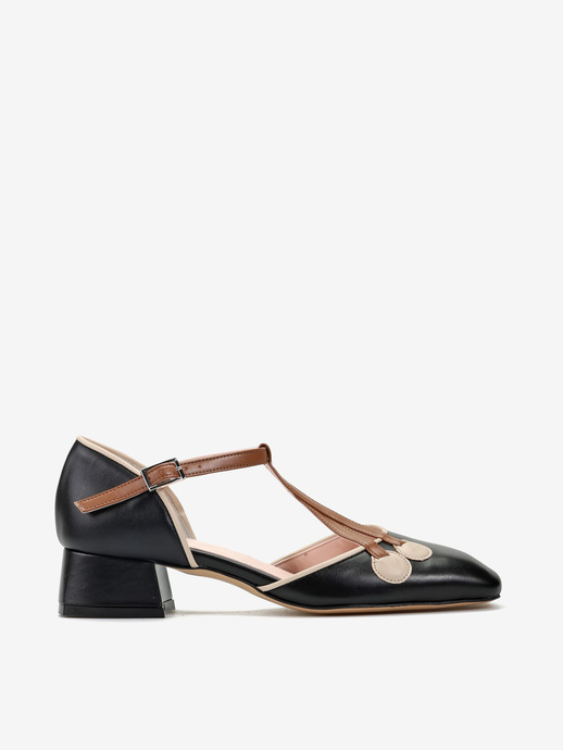 CZÓŁENKA HEGO'S MILANO 2572 NAPPA NERA/ICE