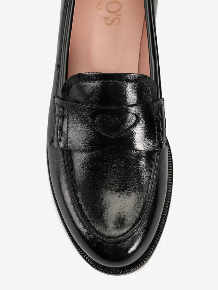 CZARNE MOKASYNY HEGO'S MILANO