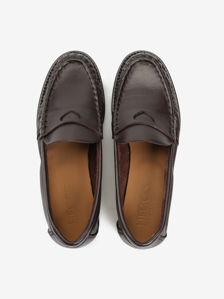 BRĄZOWE MOKASYNY HEGO'S MILANO