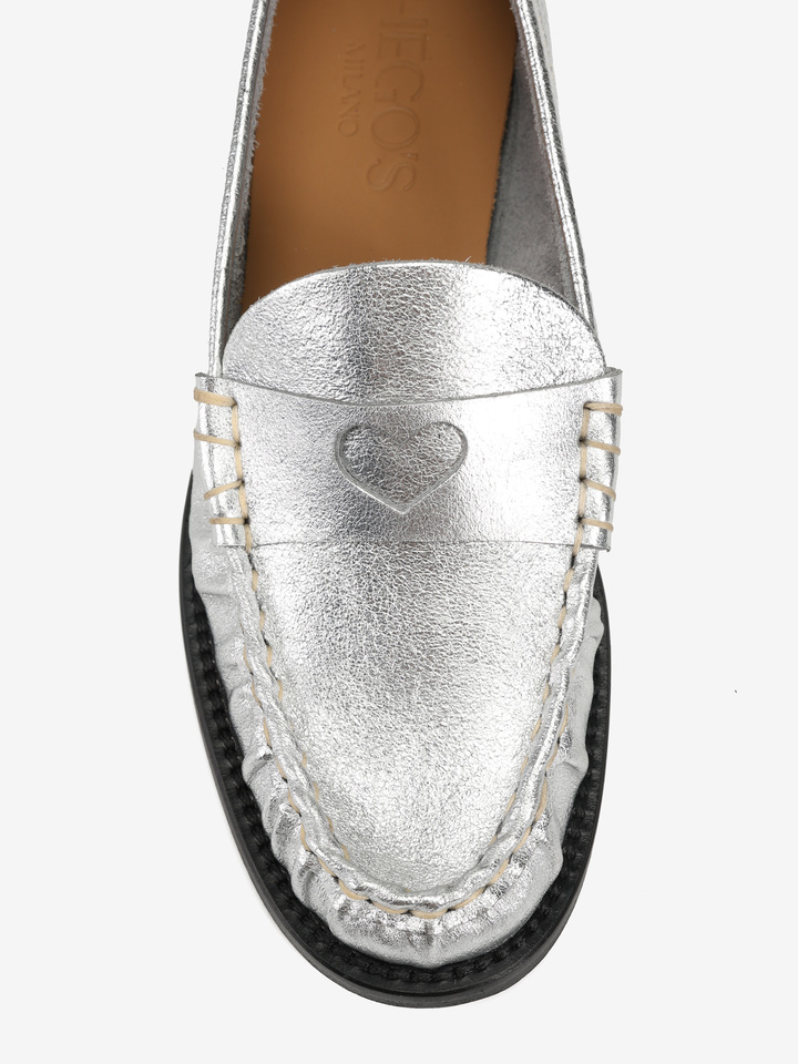 SREBRNE MOKASYNY HEGO'S MILANO