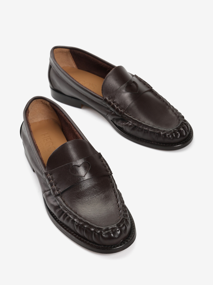 BRĄZOWE MOKASYNY HEGO'S MILANO