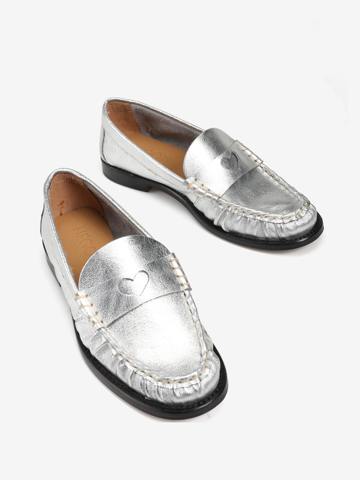 SREBRNE MOKASYNY HEGO'S MILANO