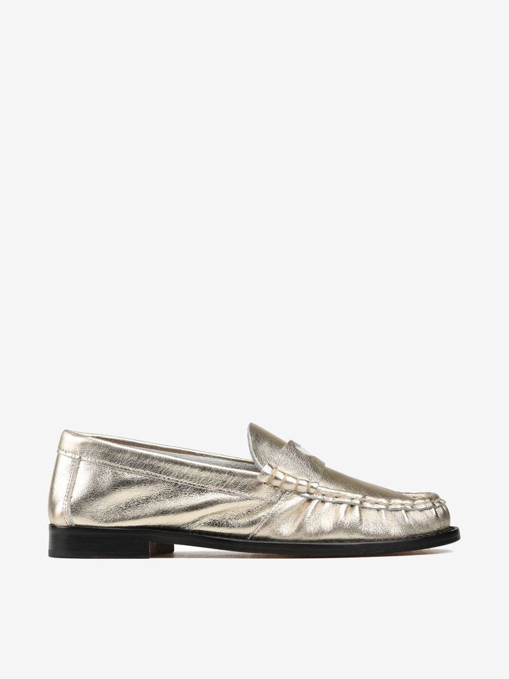 MOKASYNY HEGO'S MILANO 3601 LAMINATO PLATINO