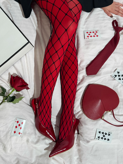 SZPILKI HEGO'S MILANO LILITH-1 VENEZIA LIHGT RUBINO