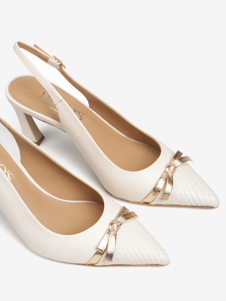 KREMOWE SZPILKI HEGO'S MILANO