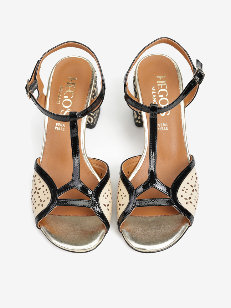 SANDAŁY HEGO'S MILANO 762019 NAPL CRE/NE