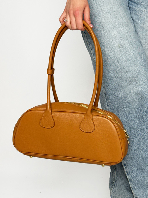 TOREBKA DAMSKA HEGO'S MILANO 051 MARTELLATO CUOIO