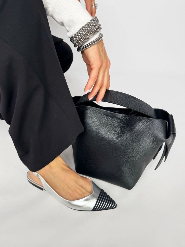 BALERINY HEGO'S MILANO 2072 LAMINATO SILVER