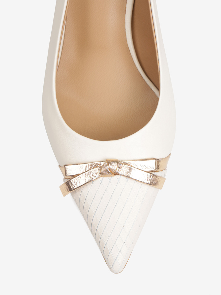 KREMOWE SZPILKI HEGO'S MILANO