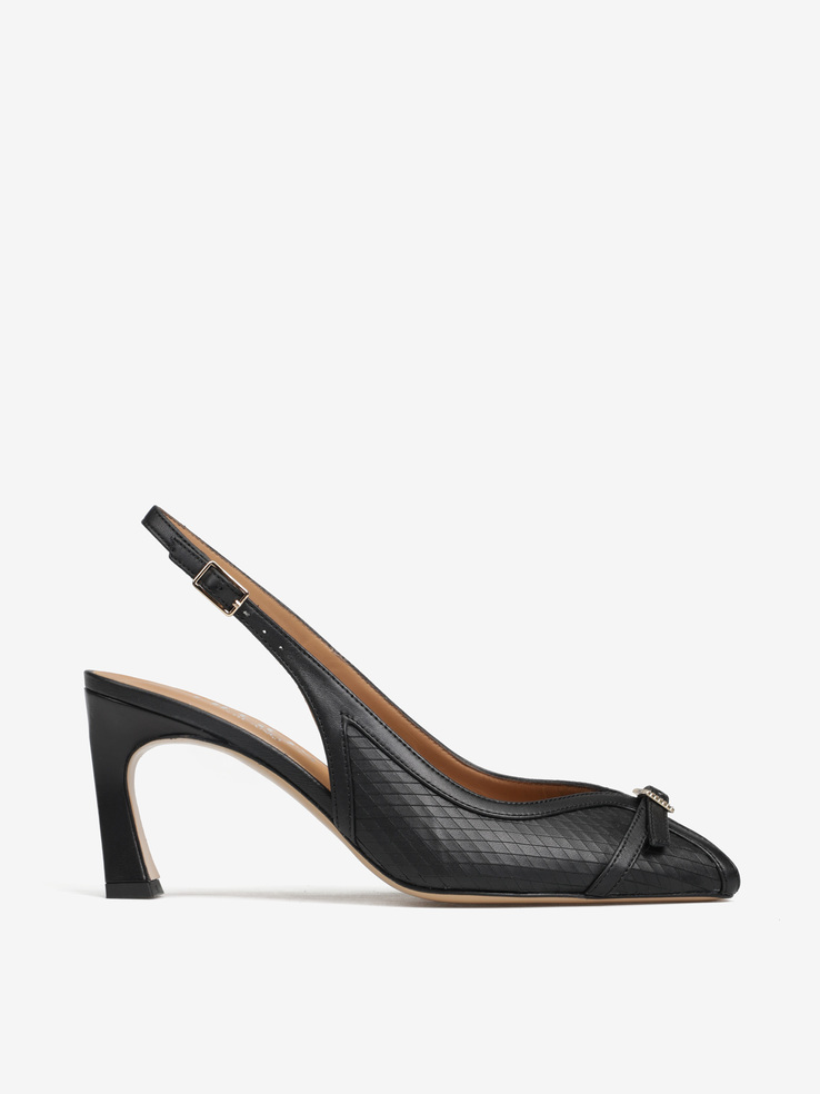 SZPILKI HEGO'S MILANO R1606 INTAGLIATO NERO