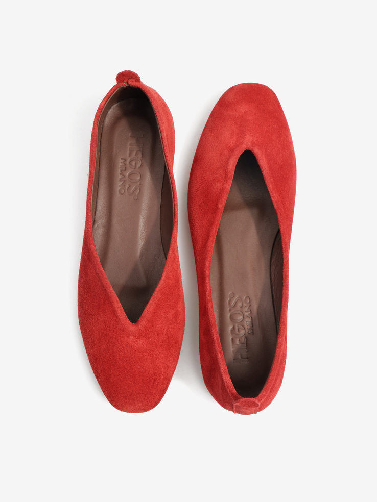 BALERINY HEGO'S MILANO 1921 SUEDE SALSA